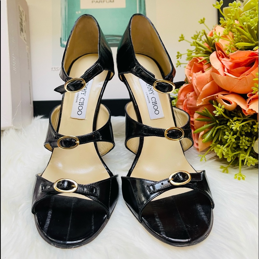 Jimmy Choo 3 Strap Heels